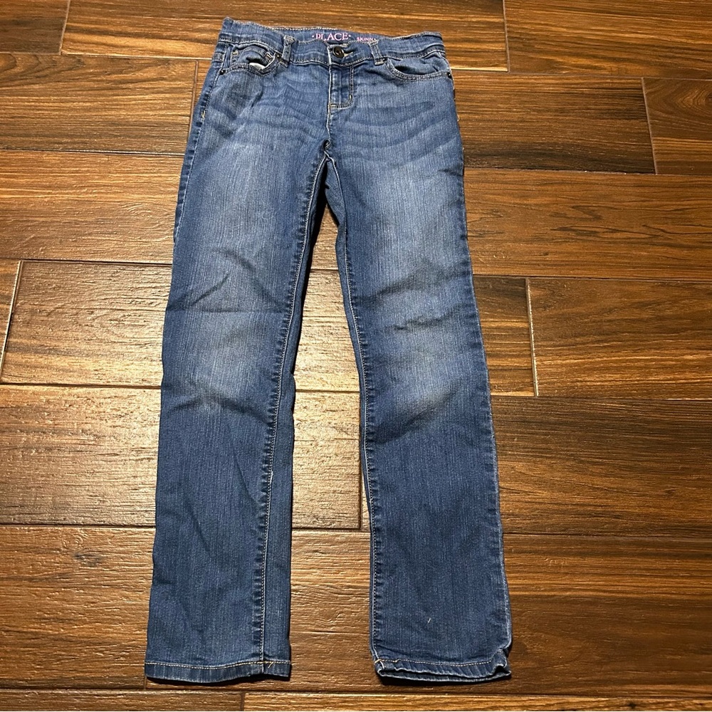 The Children’s Place Girls Skinny Jeans‎ 10 Light Wash Adjustable Waist